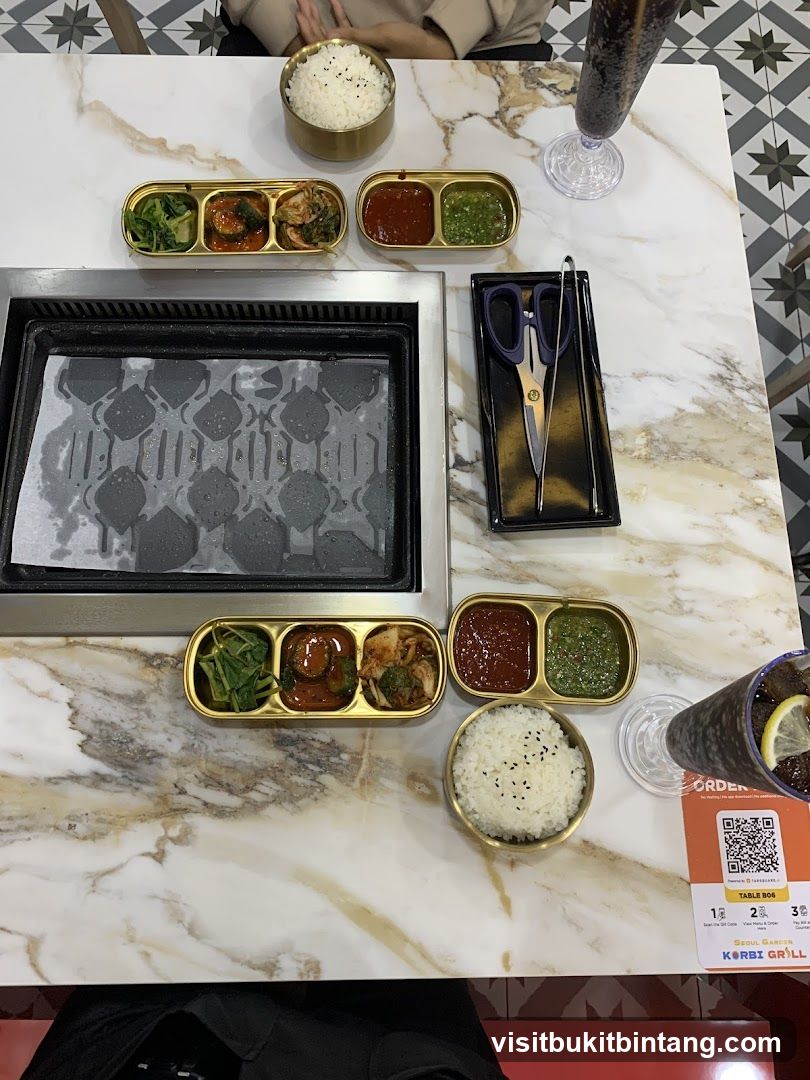 Korean BBQ Table Setting