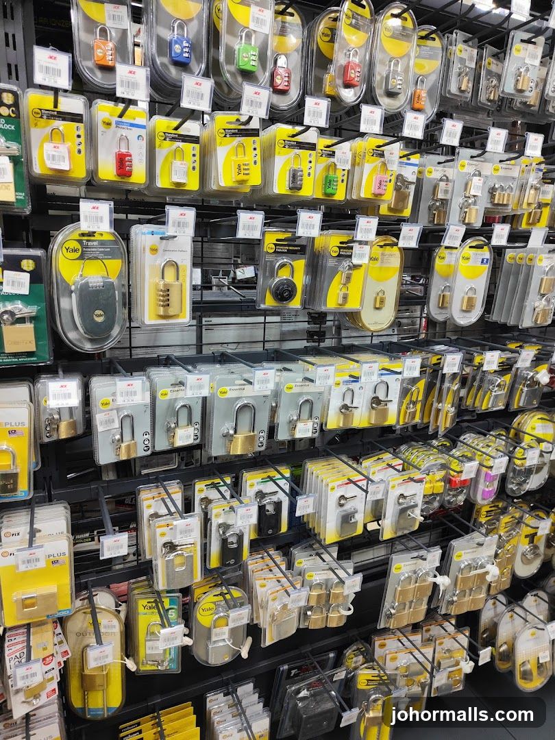Display of Padlocks