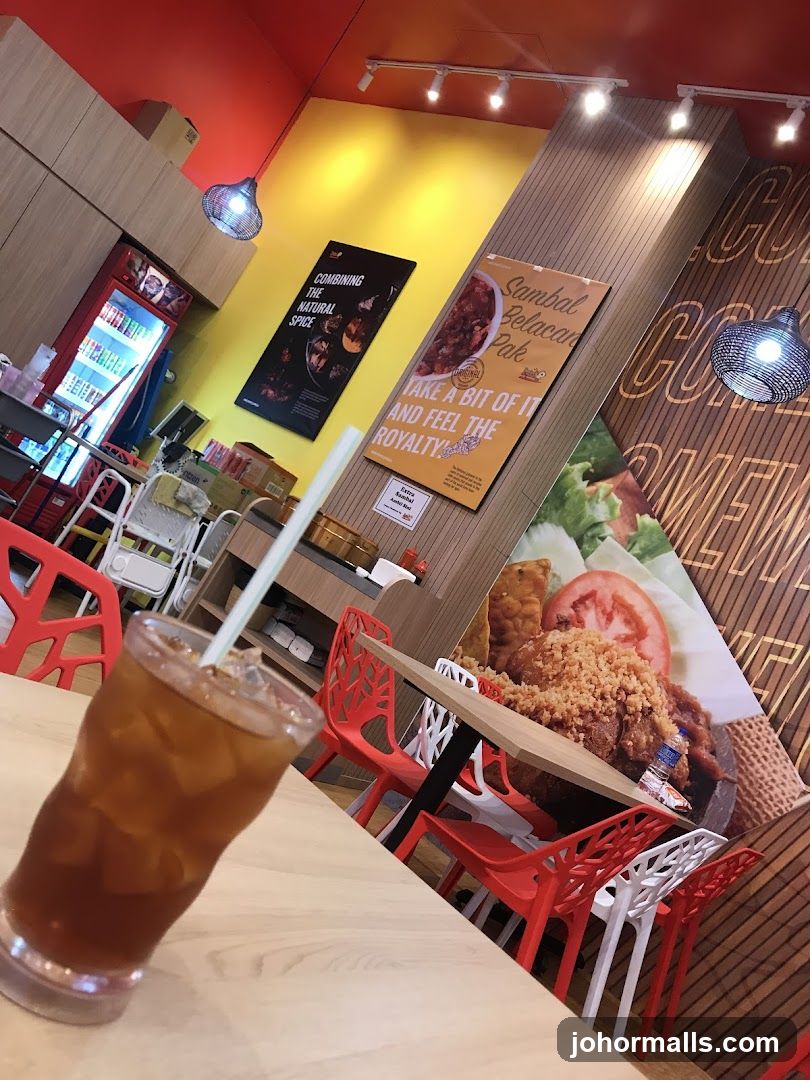 Restaurant Interior with Drink