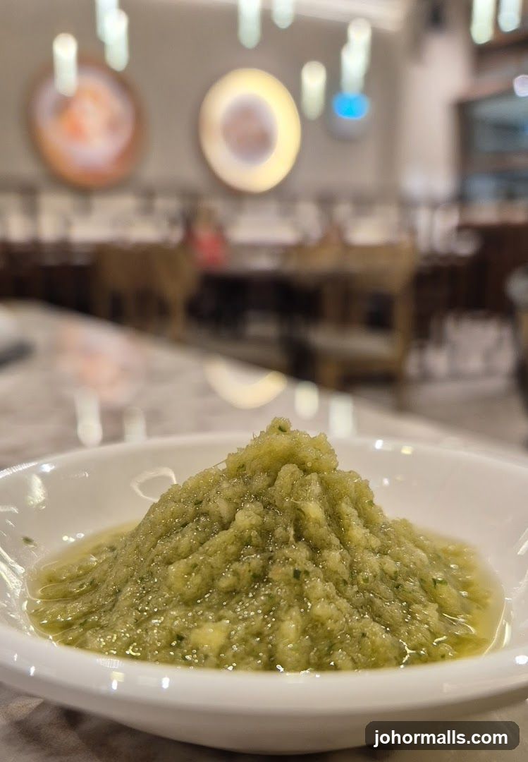 Green Paste in Bowl