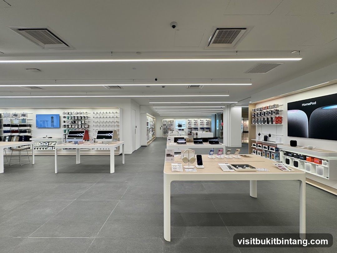 Modern Electronics Store Interior