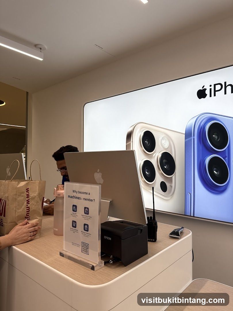 Apple Store Counter
