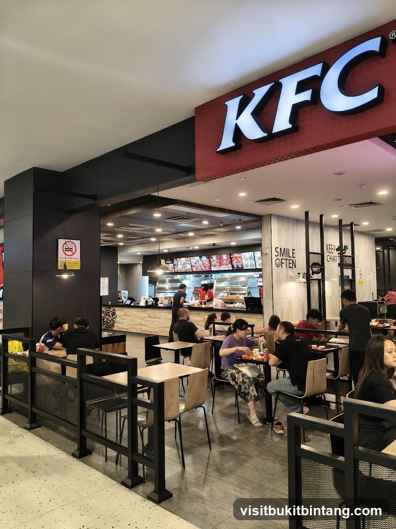 KFC Restaurant Interior