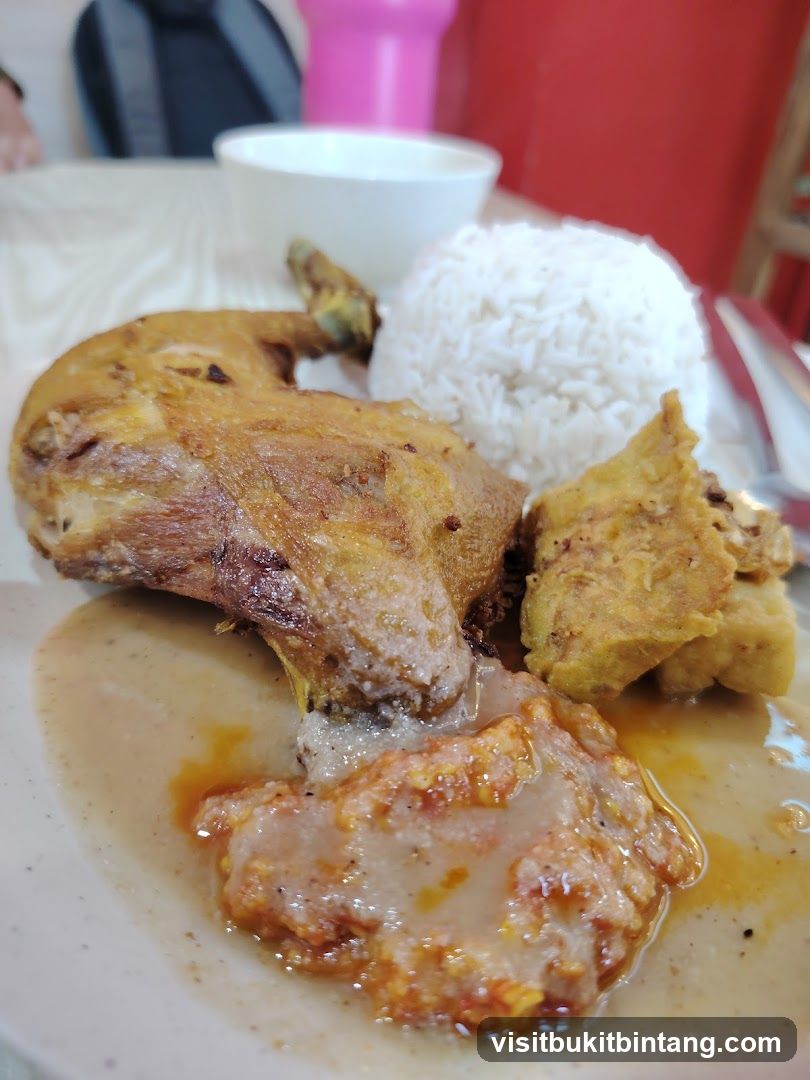 Fried Chicken and Rice