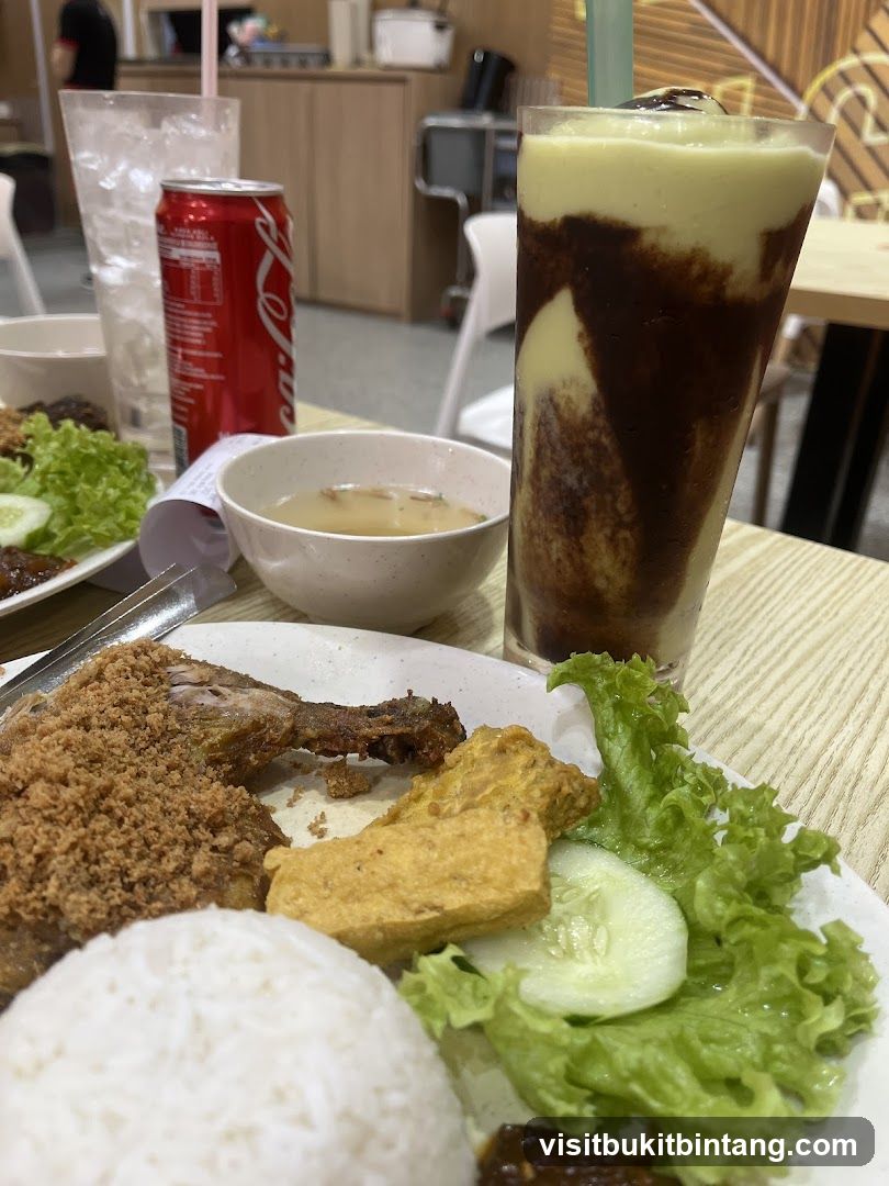 Fried Chicken Meal with Drink