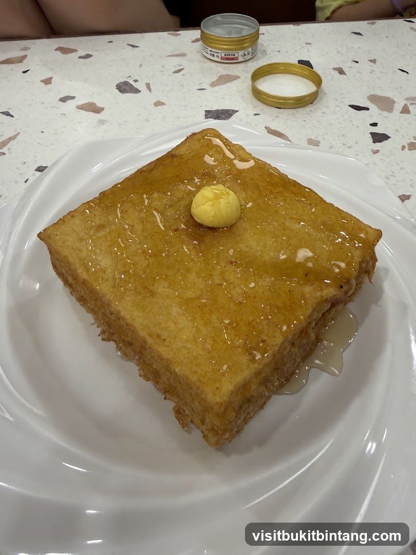 French Toast with Butter and Syrup