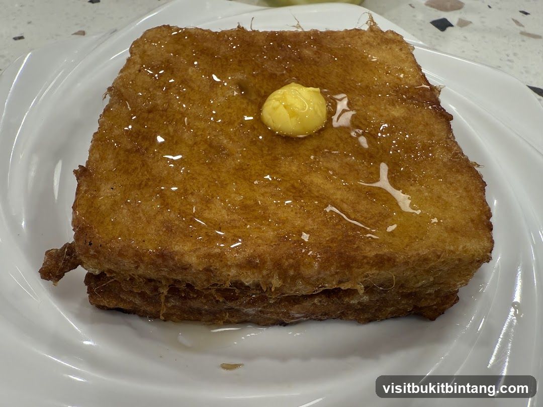 French Toast with Butter and Syrup