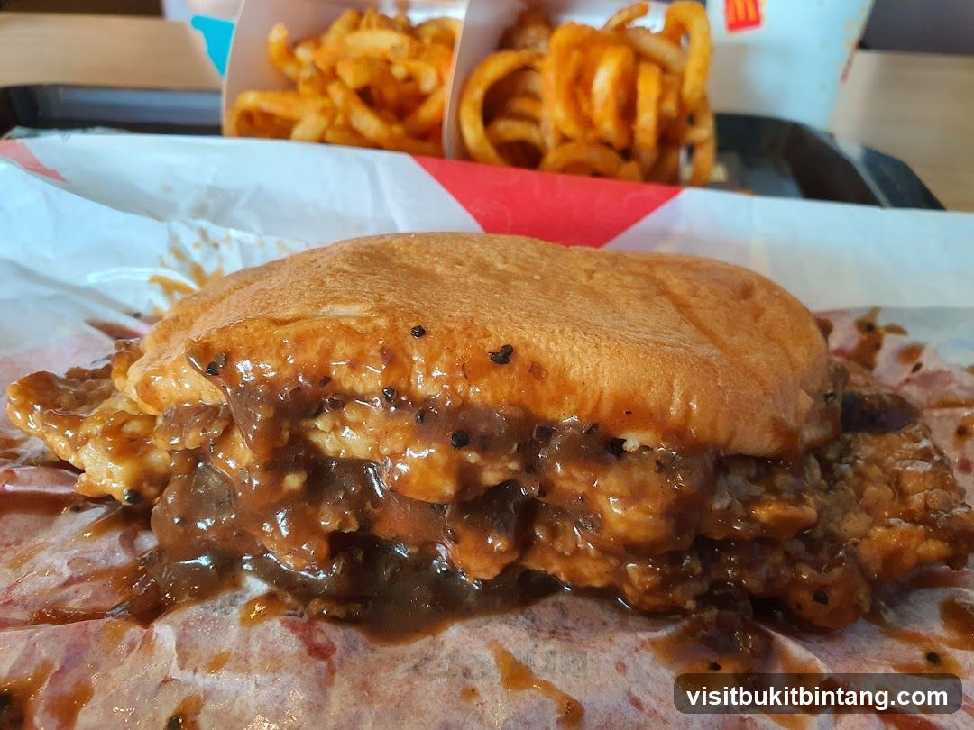 Burger and Curly Fries