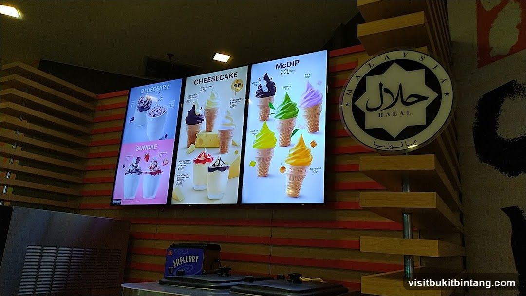 Ice Cream Menu