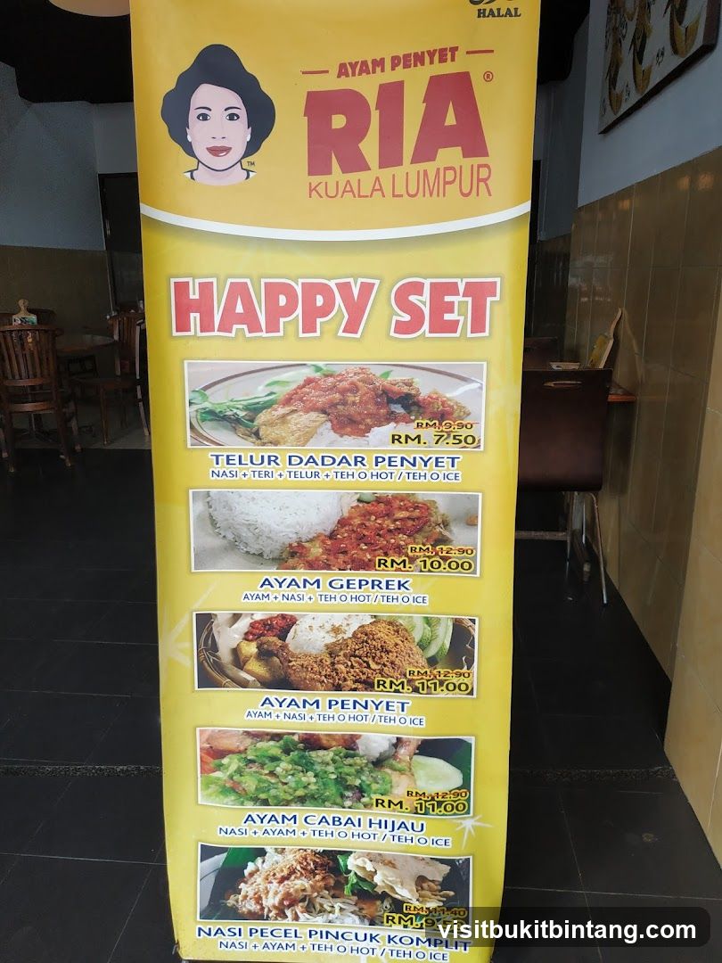 Happy Set Menu