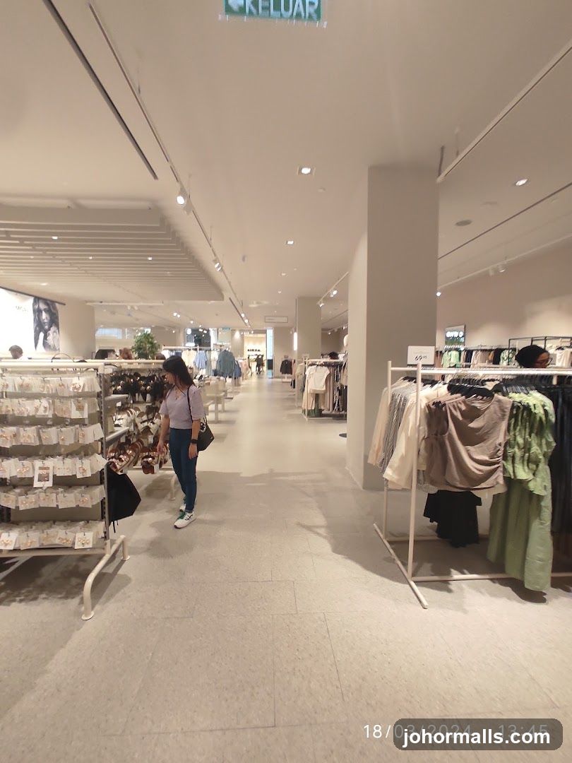 Clothing store interior