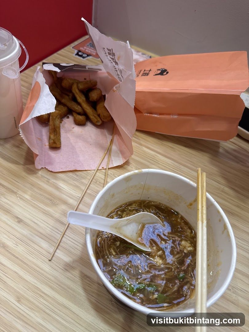 Food on a table