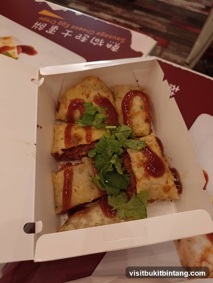 Sausage Egg Crepe
