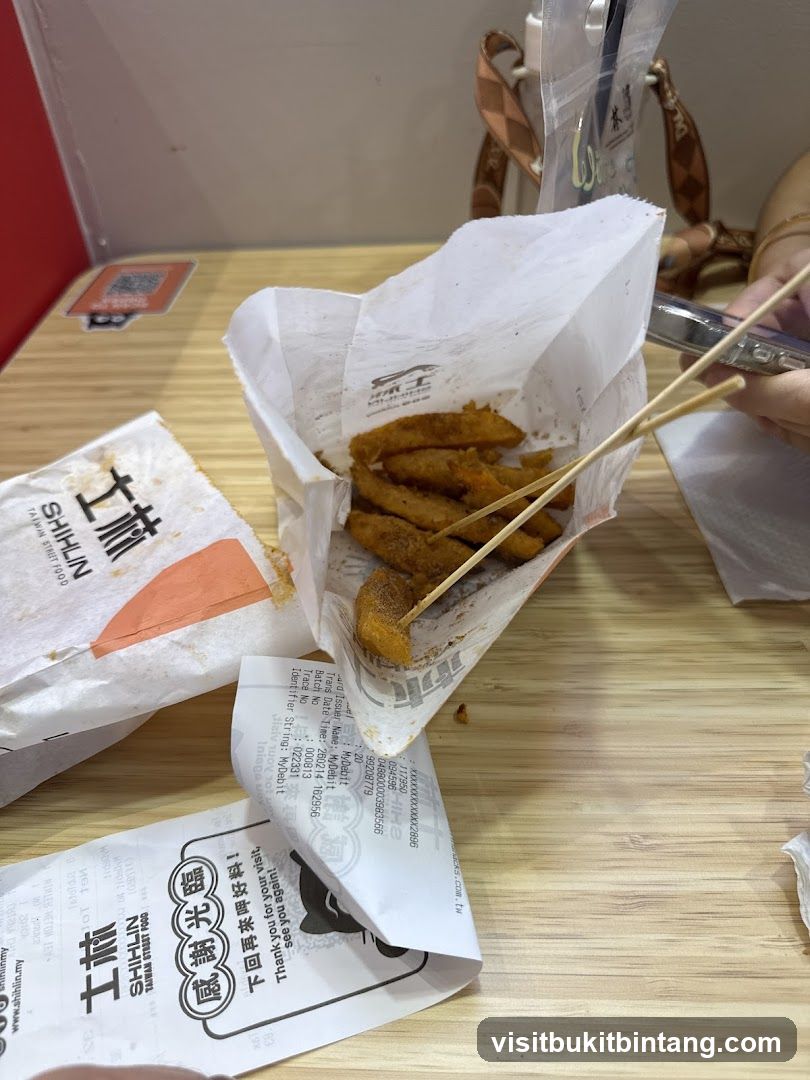 Fried Food on Skewers