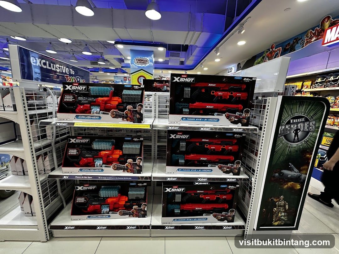 X-Shot Toy Guns Display