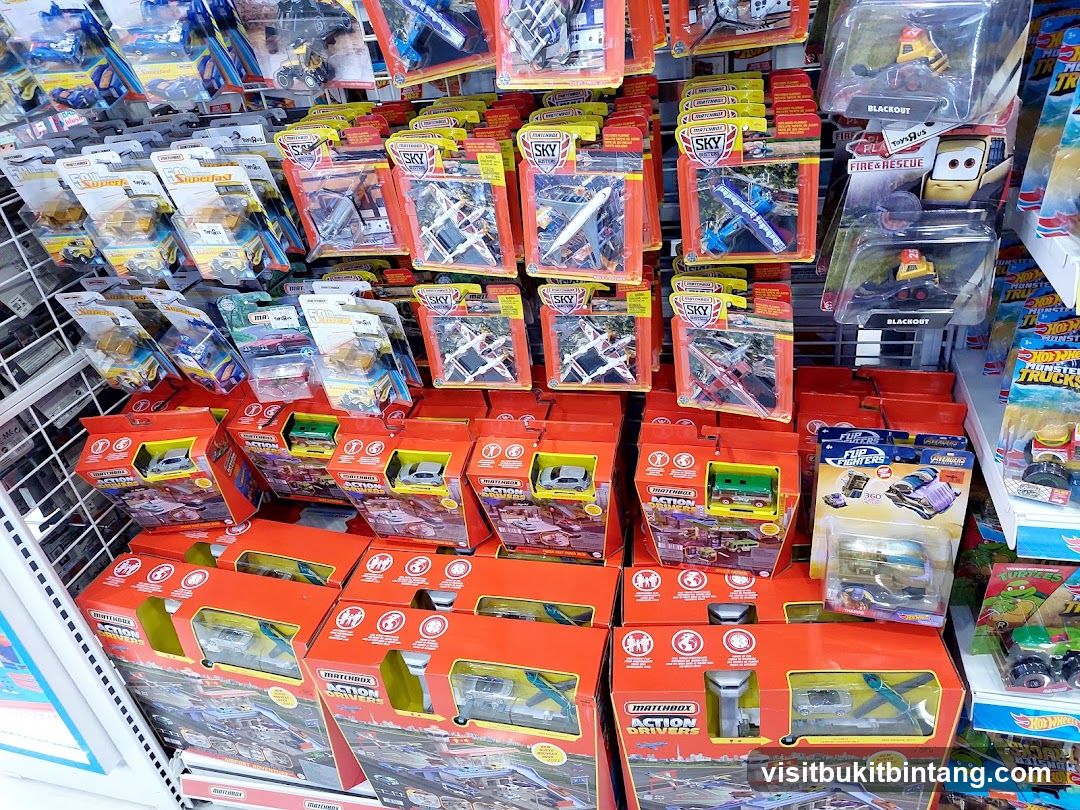 Toy Cars and Airplanes on Display