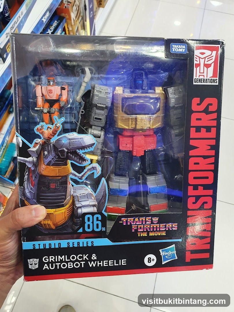 Transformers Studio Series Grimlock & Autobot Wheelie Toy