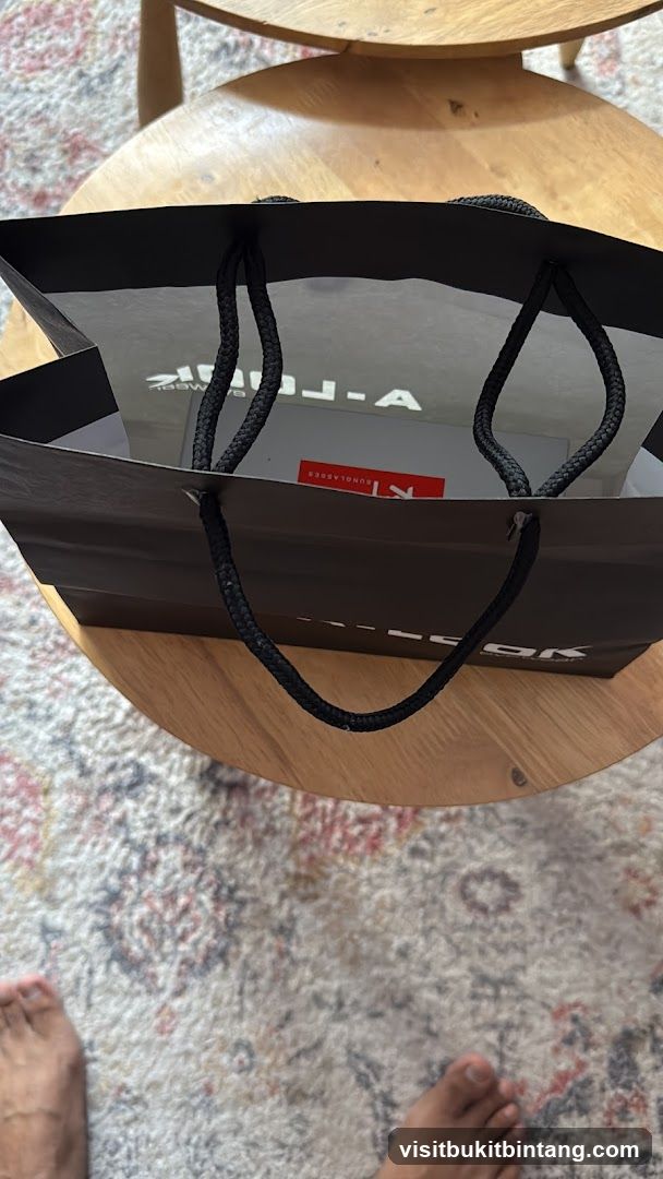 Shopping Bag with Contents