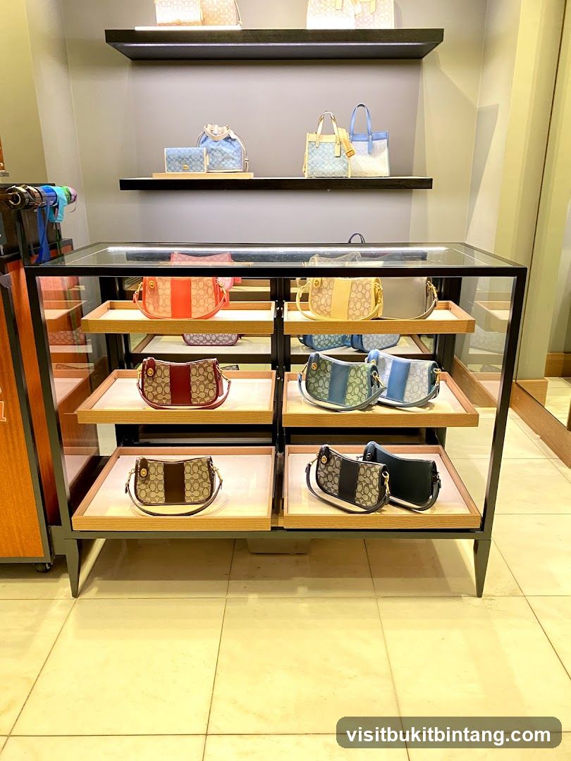 Handbags on Display