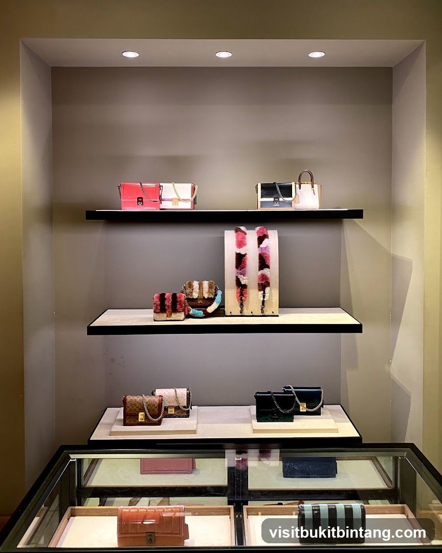 Handbags on Display