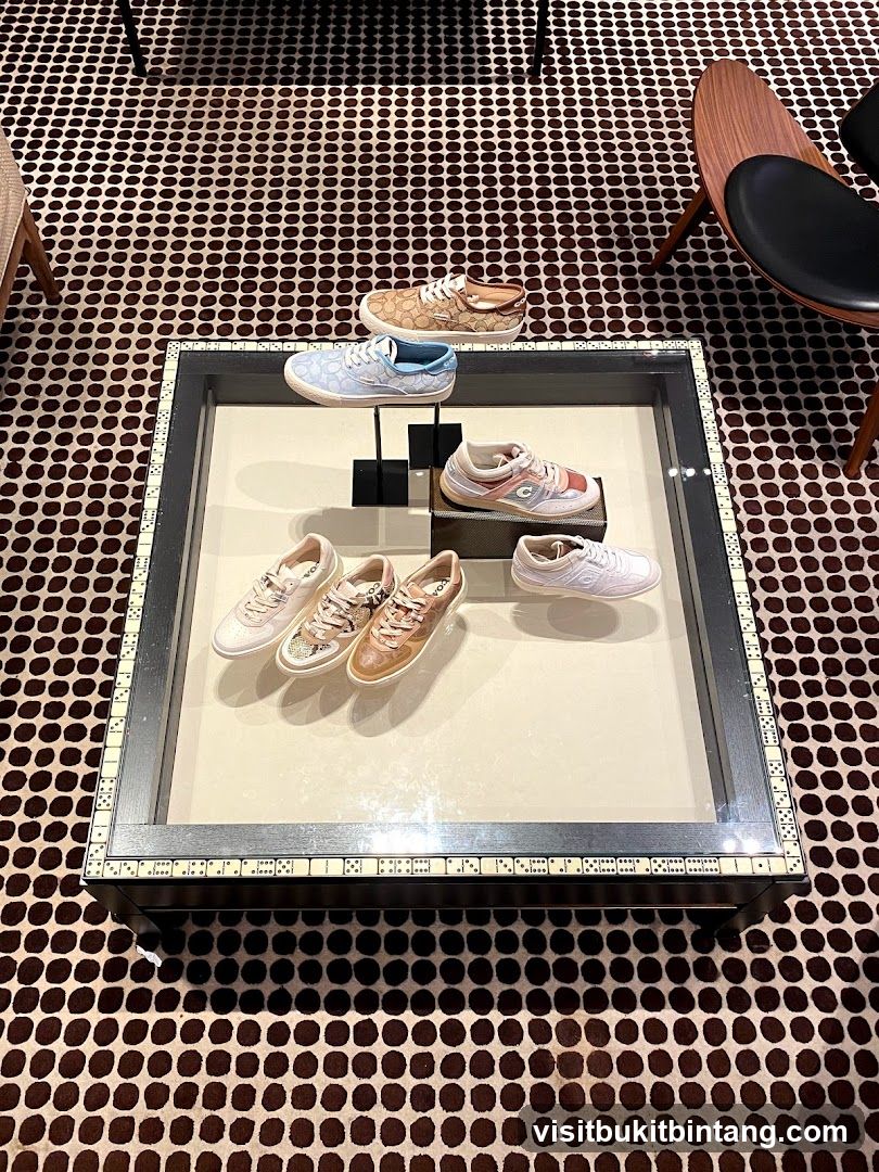 Coach Sneakers Display