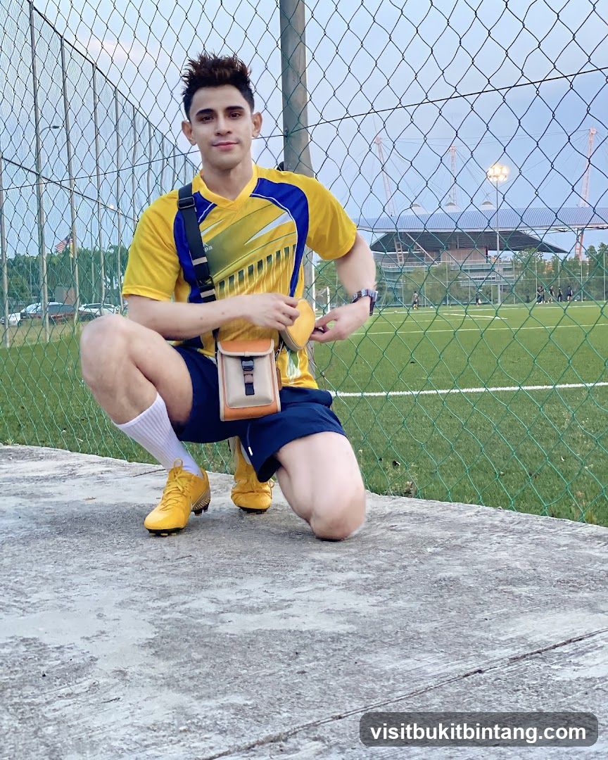 Man in Soccer Attire
