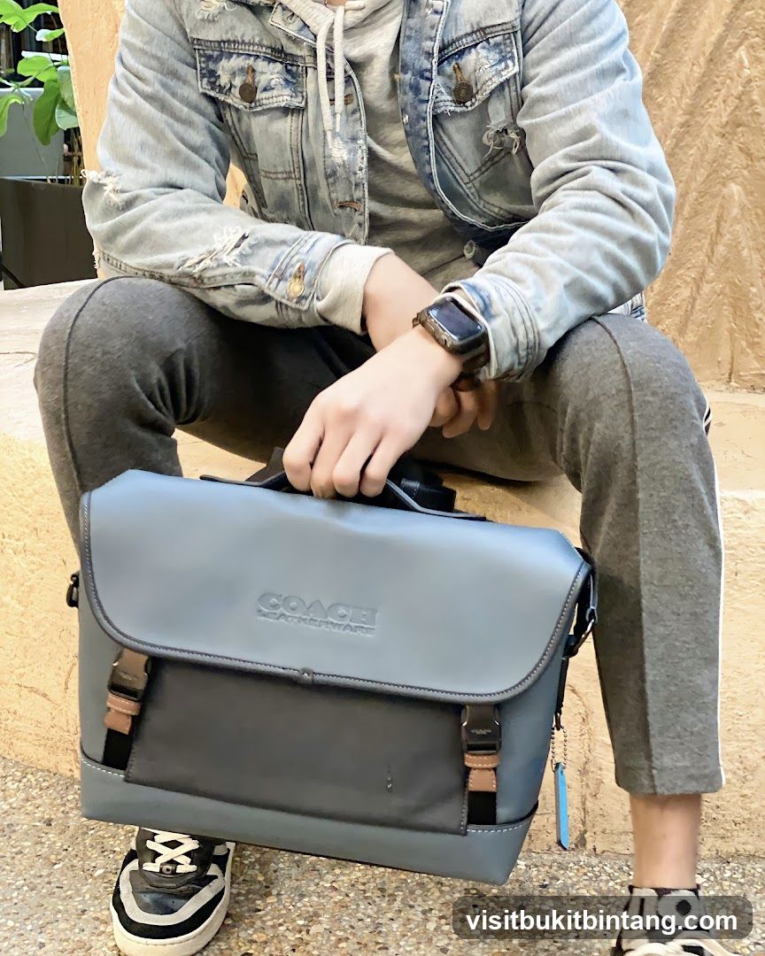 Man with Coach Bag