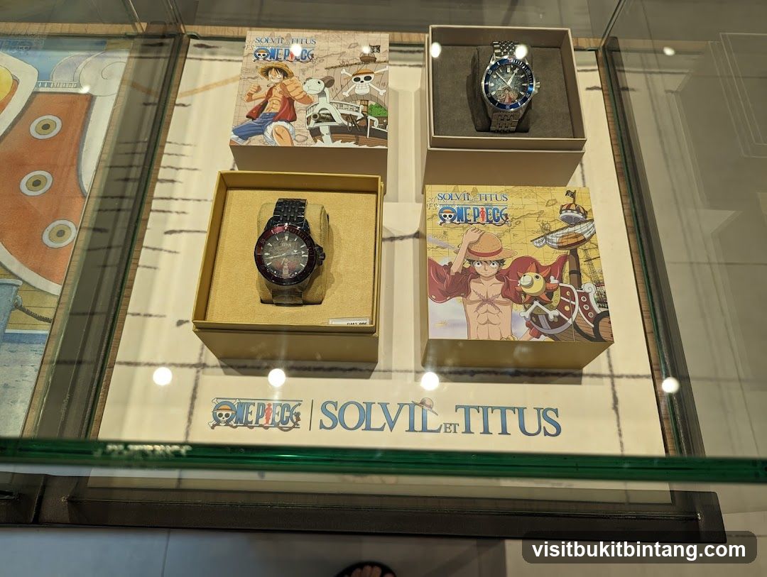 One Piece x Solvil et Titus Watches Display