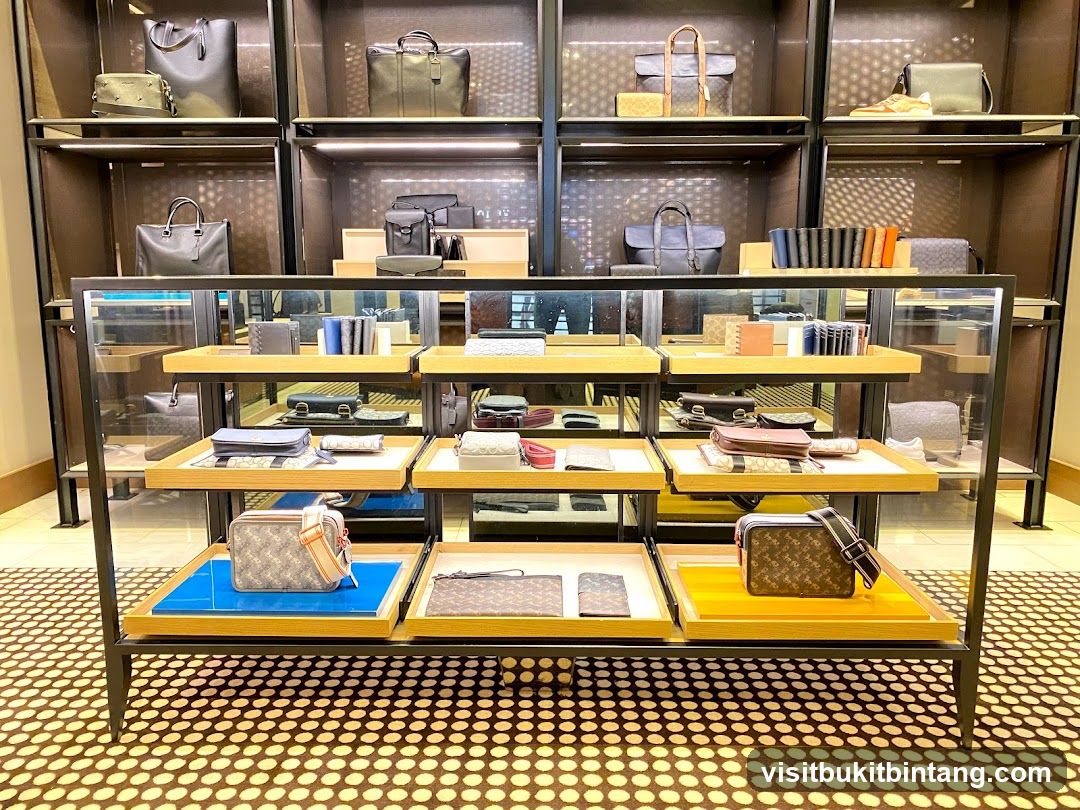 Display of Handbags and Accessories