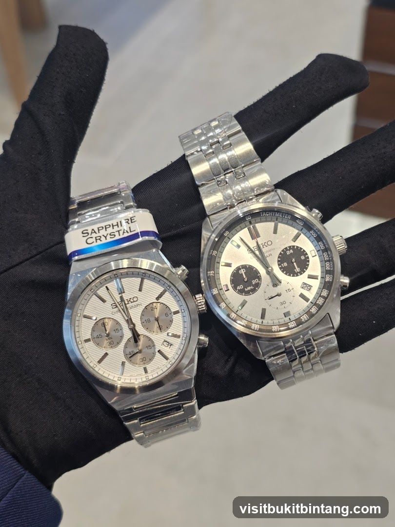 Two Seiko Chronograph Watches