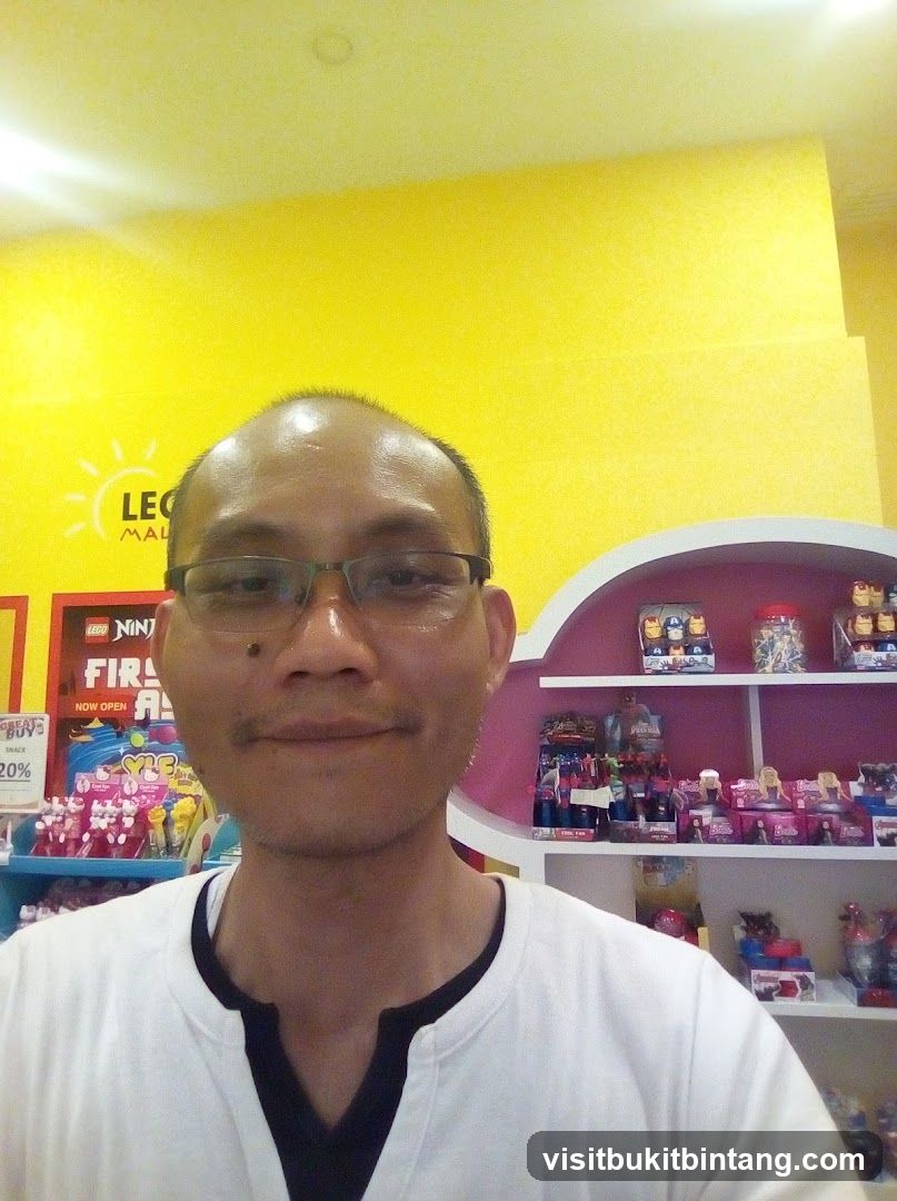 Man in a toy store