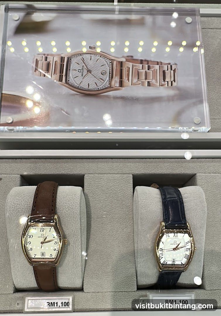 Watches on Display