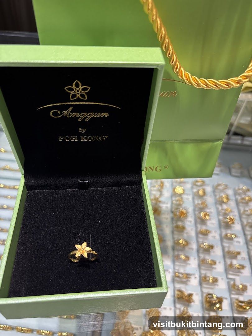 Gold Ring in Presentation Box