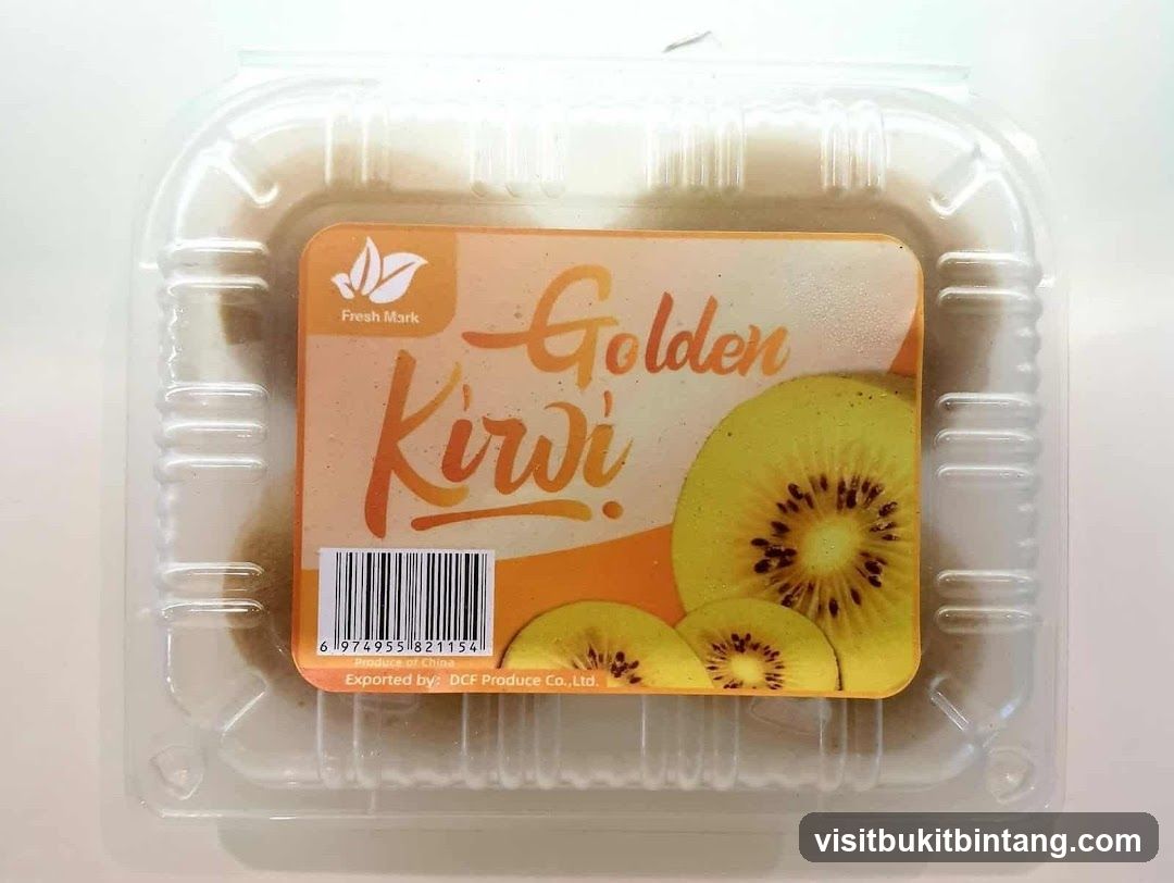 Golden Kiwi Fruit Packaging