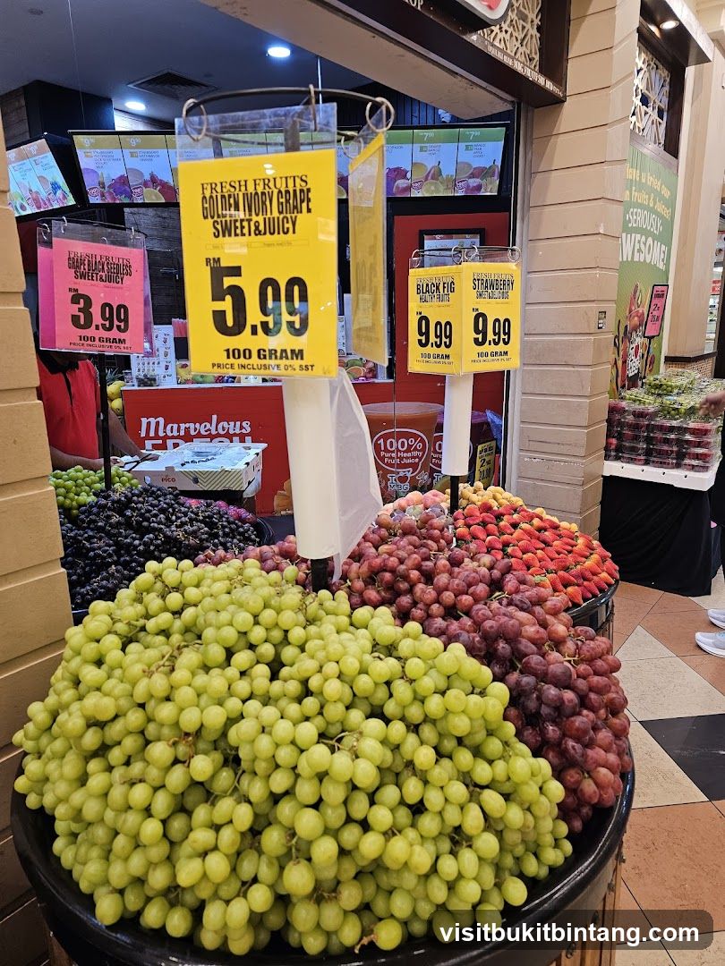Fresh Fruits Display