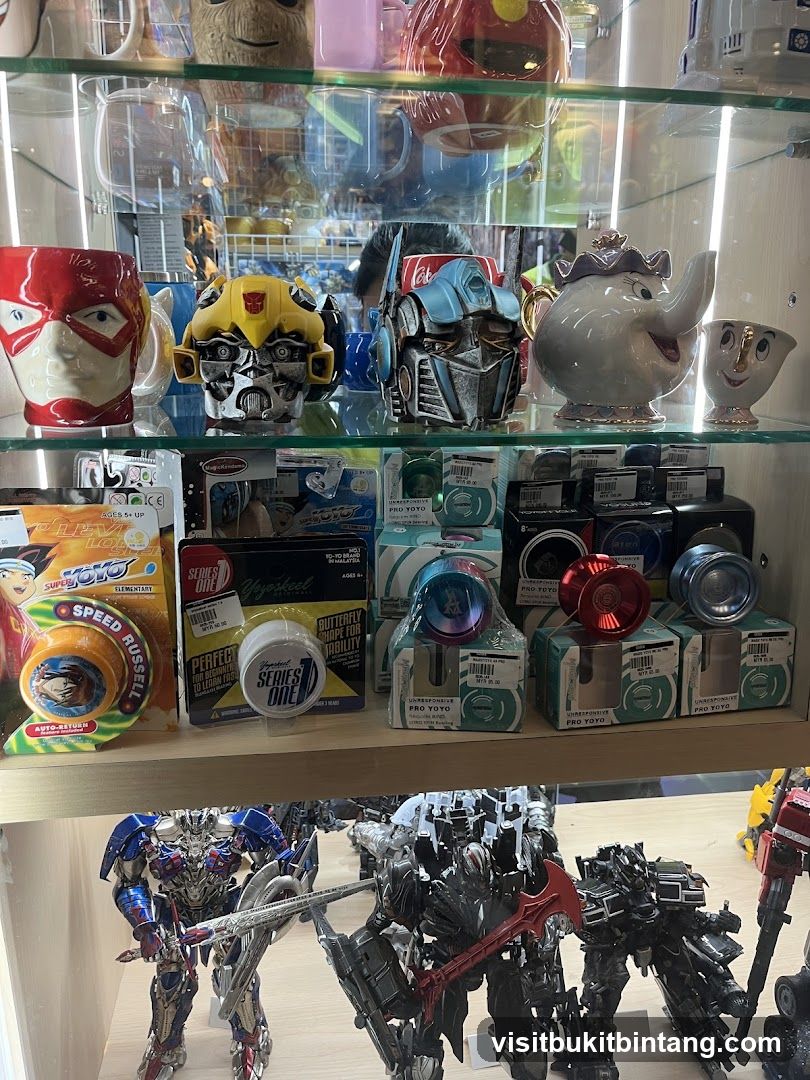 Display of Collectibles and Toys