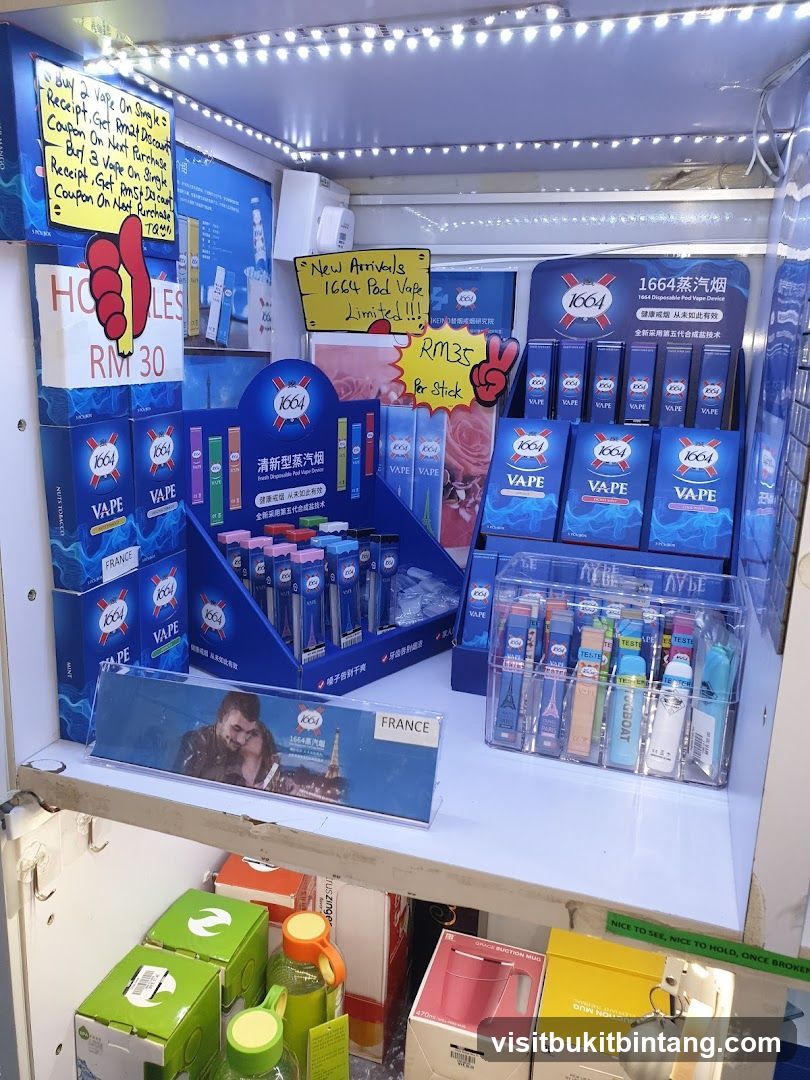 Vape Products Display
