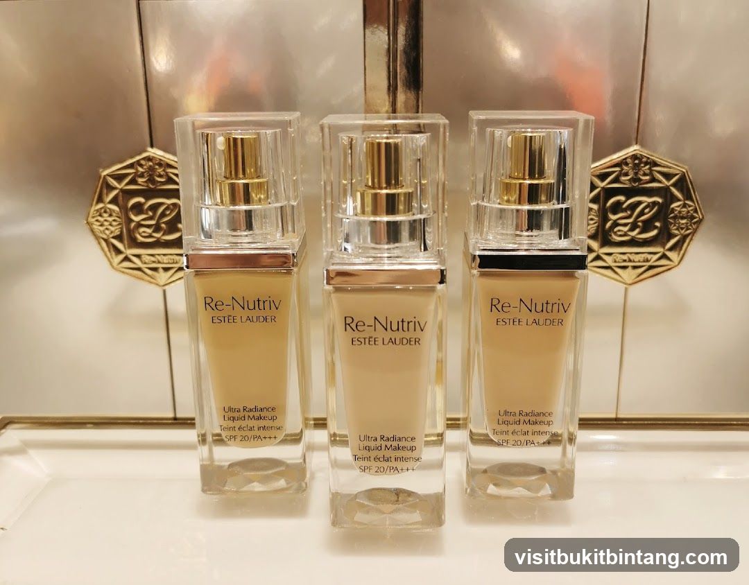 Estee Lauder Re-Nutriv Foundation Bottles