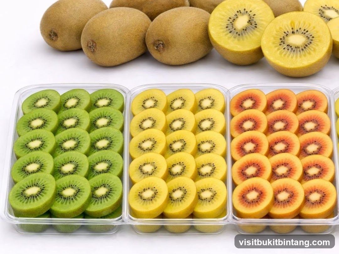 Assorted Sliced Kiwis