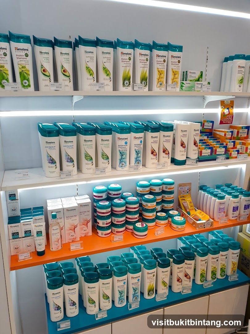 Himalaya Herbal Products Display