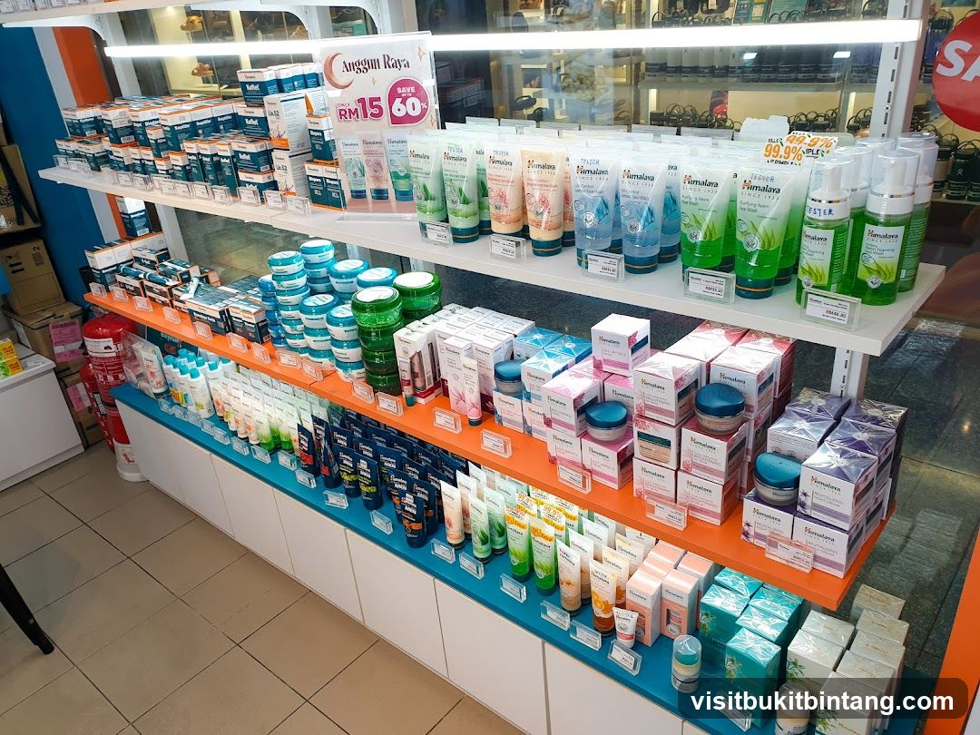 Skincare Products Display