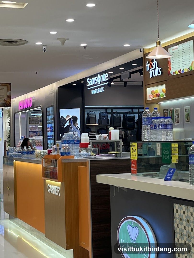Mall Food and Retail Area