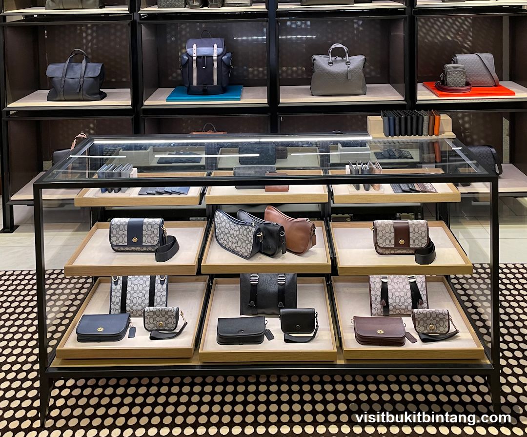 Coach Handbags and Accessories Display