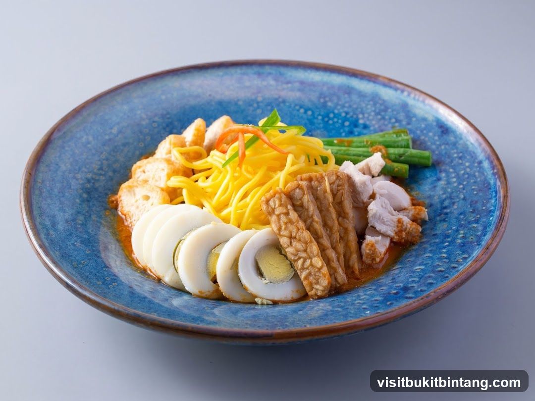 Noodle Dish with Eggs and Tempeh