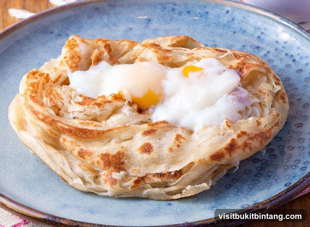 Roti Canai with Egg
