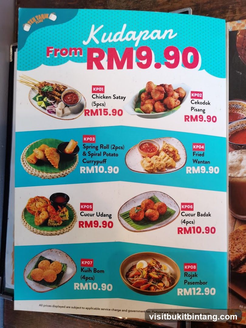 Kudapan Menu