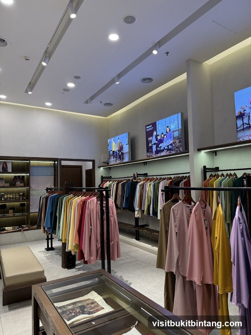 Clothing store interior