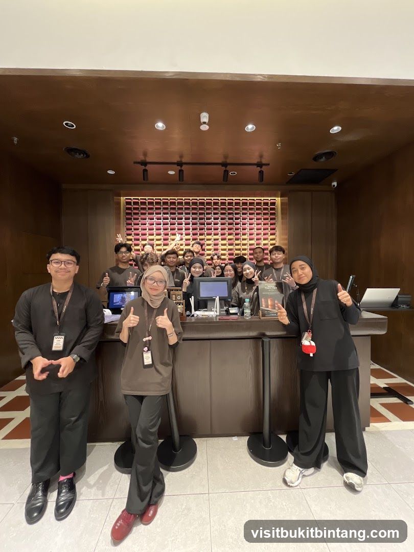 Staff Posing at Counter