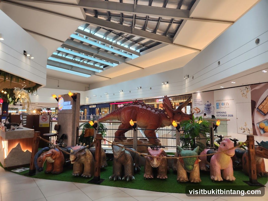 Dinosaur Display in Mall