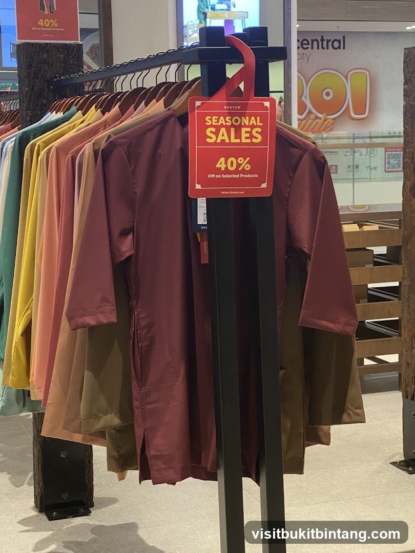 Clothing Sale Display